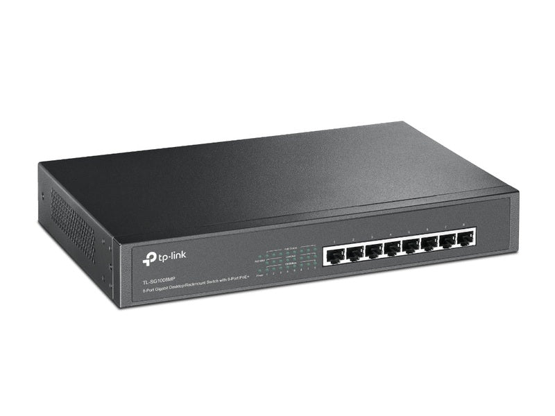 TP-Link TL-SG1008MP 8-Port PoE+ 153W Gigabit Desktop/Rackmount Switch