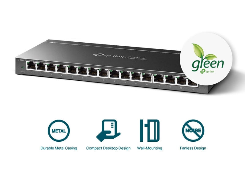 TP-Link TL-SG116E 16-Port Gigabit Easy Smart Switch