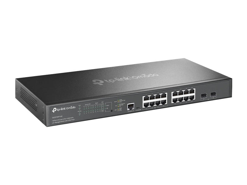 TP-Link Omada SG3218XP-M2 16-Port 8-Port PoE+ 240W L2+ Managed Switch with 2.5G and 2-Port 10GE SFP+