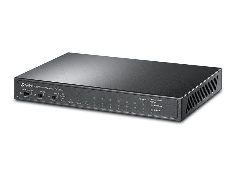 TP-Link TL-SL1311MP 8-Port Unmanaged Gigabit Switch PoE+ 8 124W SFP 1