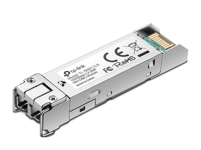 TP-Link SM311LS Gigabit SFP module, Single-mode, MiniGBIC, LC interface, Up to 10km distance