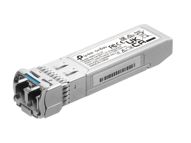 TP-Link TL-SM5110-LR 10GBase-LR SFP+ LC Transceiver Hot-Pluggable, Supports Digital Diagnostic Monitoring, SFP+ MSA Compatible, 10KM