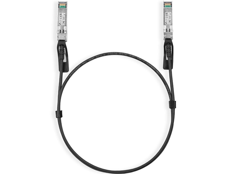 TP-Link TL-SM5220-1M 1 Meter 10G SFP+ Direct Attach Cable, Drives 10 Gigabit Ethernet, 10G SFP+ Connector on Both Sides Replaces TXC432-CU1M