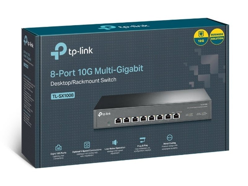 TP-Link TL-SX1008 8-Port 10G Desktop/Rackmount Switch