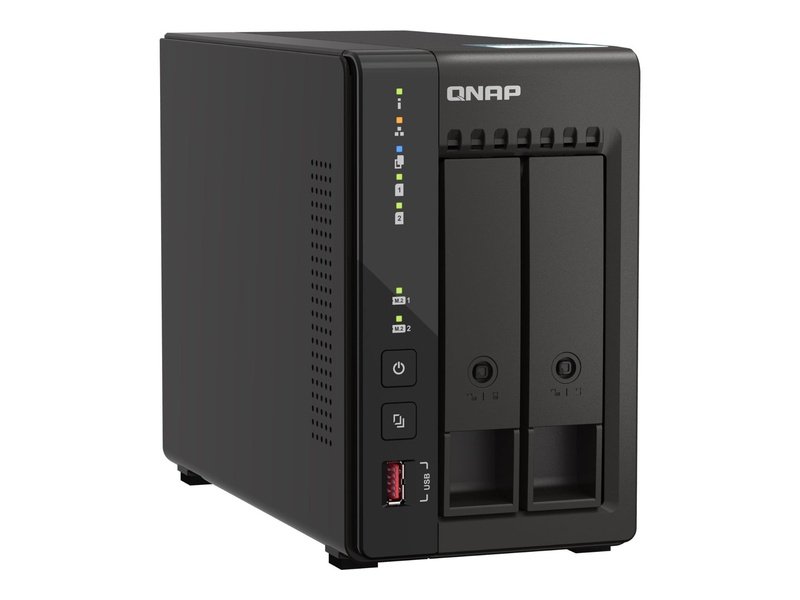 QNAP 2-Bay NAS TS-253E-8G + Seagate NAS HDD 8TB 2 x 4TB Bundle
