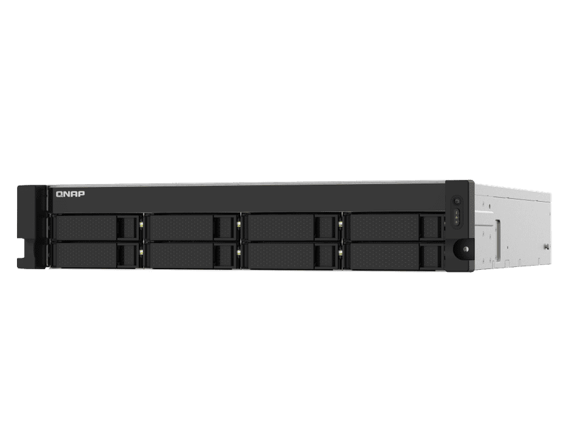 QNAP 8-Bay Cortex-A57 rackmount NAS with 250W PSU Diskless