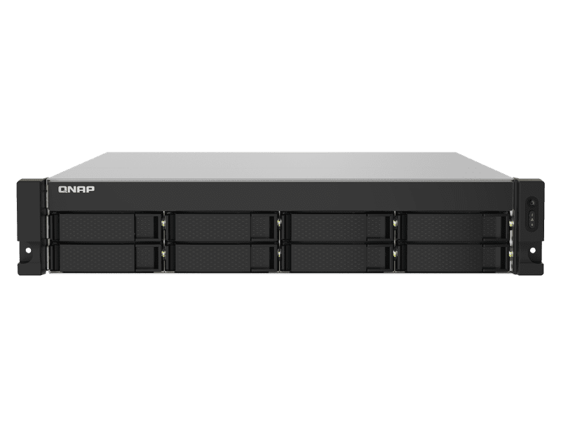 QNAP 8-Bay Cortex-A57 rackmount NAS with 250W PSU Diskless