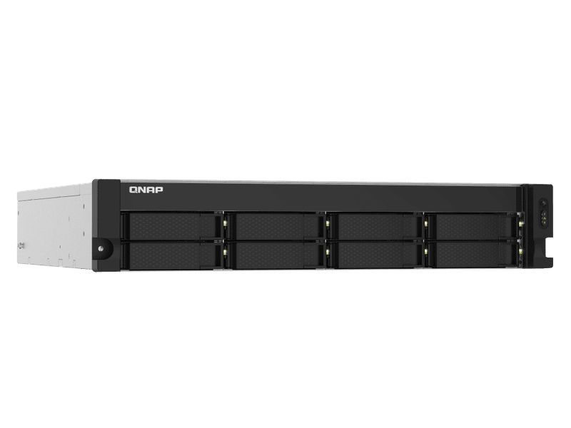 QNAP 8-Bay Cortex-A57 rackmount NAS with 250W PSU Diskless
