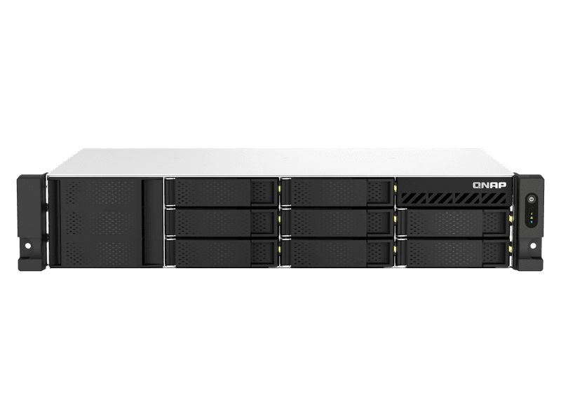 QNAP 8-Bay 2U short depth 12" rackmount Celeron N5105/N5095 NAS Diskless