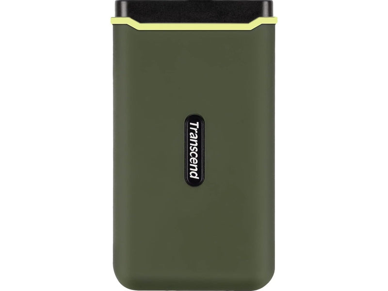 Transcend 1 TB Portable Solid State Drive - External - Military Green
