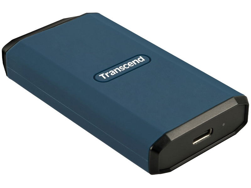 Transcend ESD410C 1 TB Solid State Drive - External - Dark Blue
