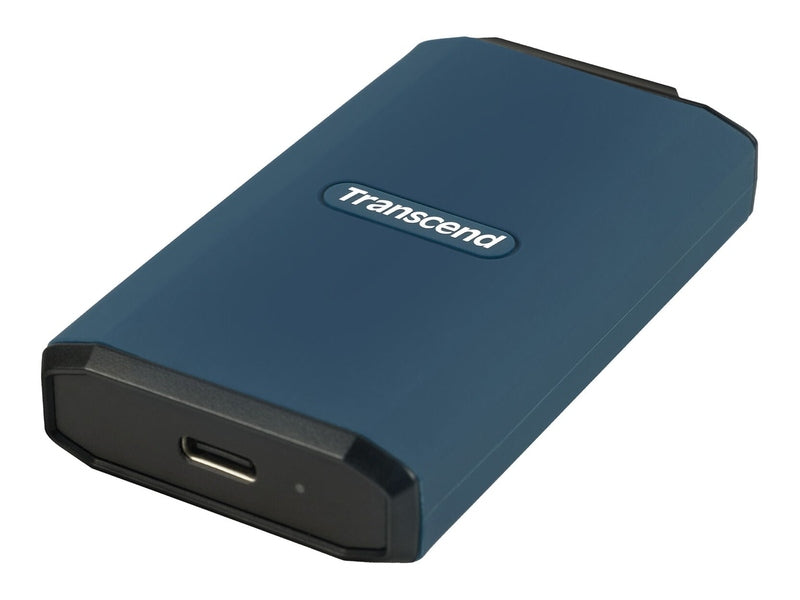 Transcend ESD410C 1 TB Solid State Drive - External - Dark Blue
