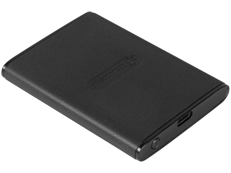 Transcend ESD270C 500 GB Portable Solid State Drive - External - Black