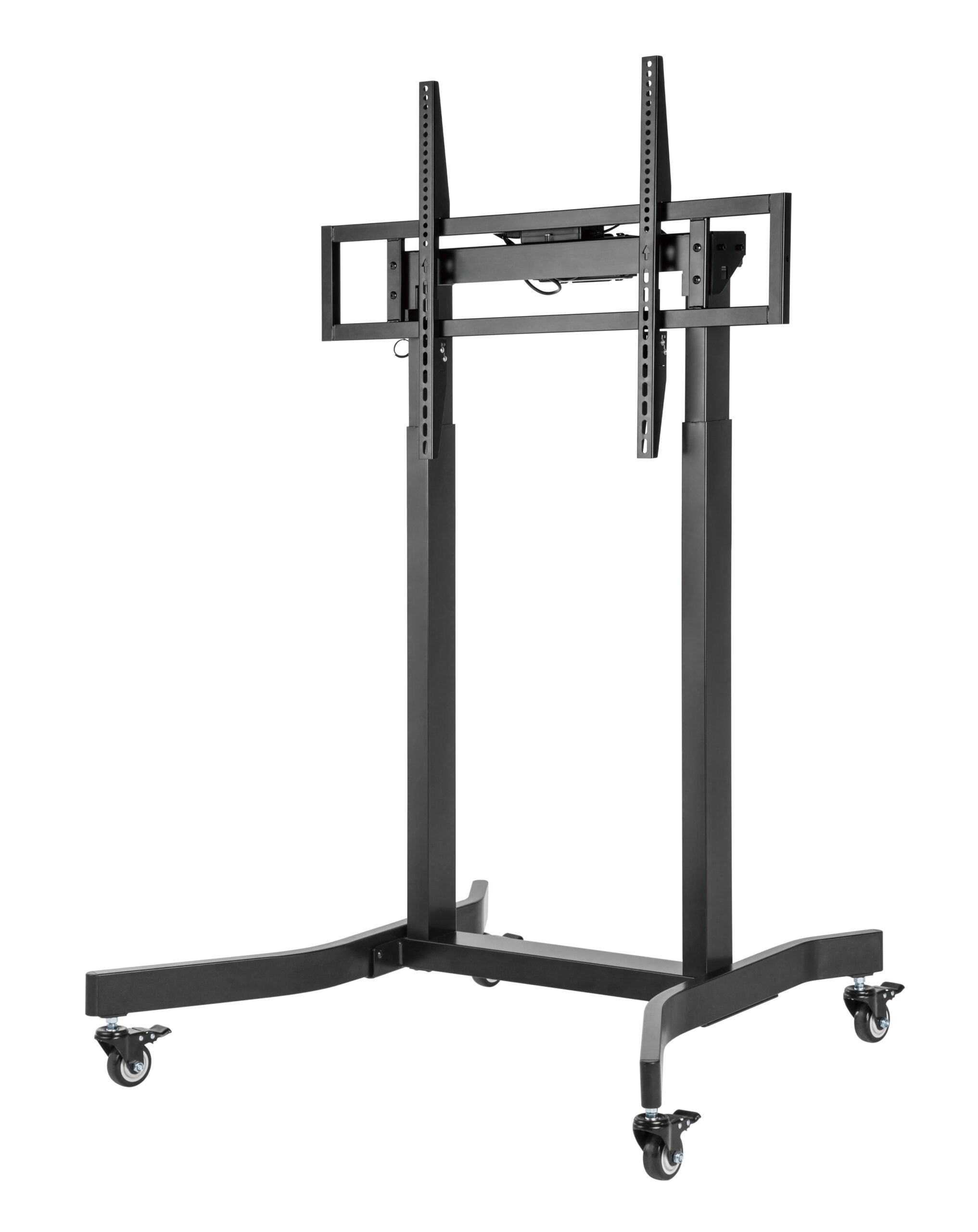 Brateck Standard Motorized TV Cart Fit 55"-100" Matte Black