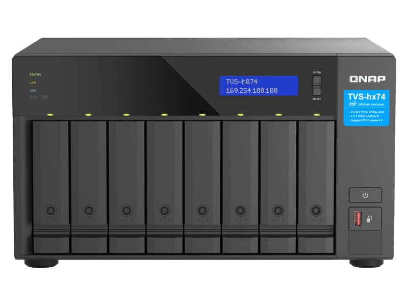 QNAP QuTS hero 8-Bay INTEL Core i9 NAS Diskless