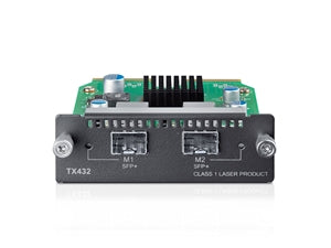TP-Link TX432 10-Gigabit 2-Port SFP + Module 2x10Gb SFP+ Slots Fits Multiple TP-LINK Switches/SFP+ Transceivers/SFP+ Cables LS