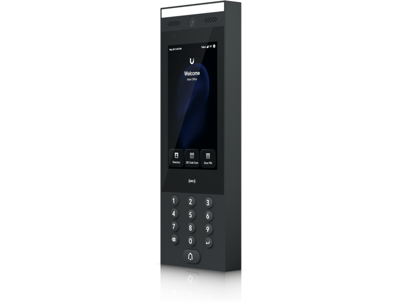 Ubiquiti G3 Intercom, Indoor/Outdoor Intercom Terminal For Managing Residential & Commercial Building Entry Requests With Touch Pass Support