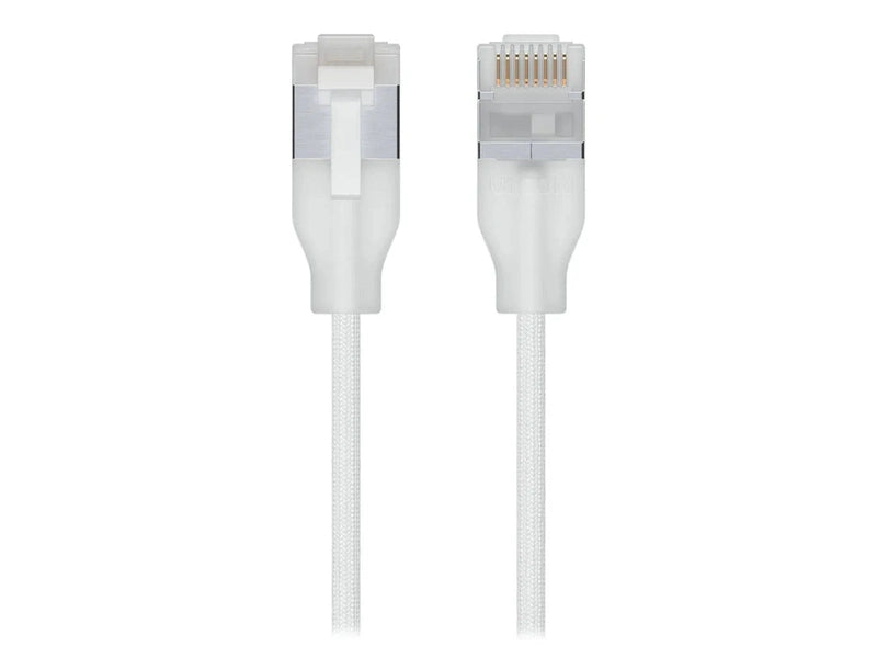 Ubiquiti UniFi Premium Patch Cable 0.15M, Single-Pack, White, Ultra-Thin Braided Patch Cable