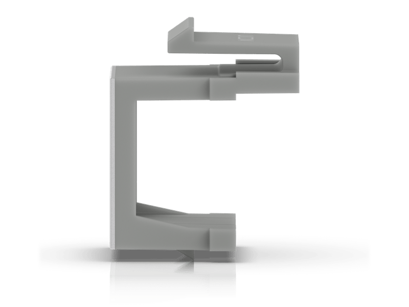 Ubiquiti Keystone Blank Snap-in Insert Pass-Through,12-Pack,Cover Unused Ports On Blank Keystone Patch Panel, Clean& Aesthetic Appearance