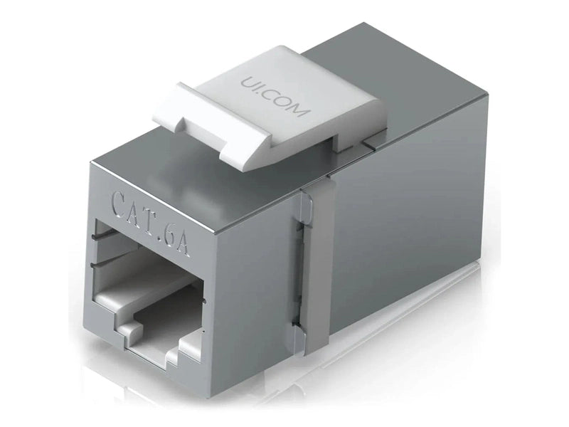 Ubiquiti Pass-through Cat6A Keystone Coupler, 12-Pack