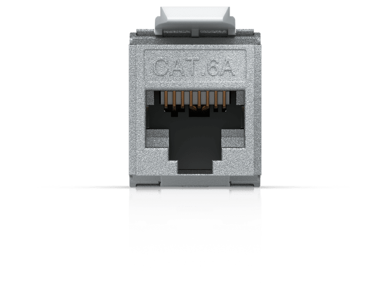 Ubiquiti Cat6A Toolless Keystone Jack, 12-Pack, For Terminating Cat6A Ethernet Jack Without The Use Of Punch-down/ Crimping Tool