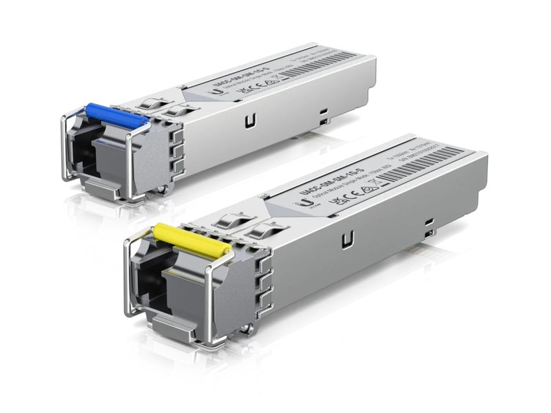 Ubiquiti UFiber 1 Gbps Bidirectional Single-Mode SFP Module 2-Pack