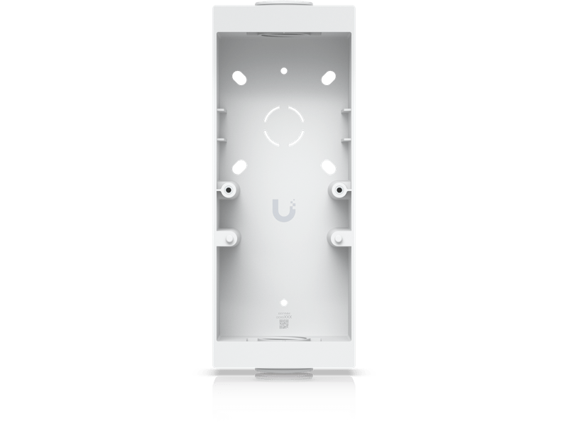Ubiquiti Reader Pro Junction Box,White,For UniFi Professional Access Readers&Doorbells,Sup Flat Surface Mounting & Attachment to 3/4' Coduit