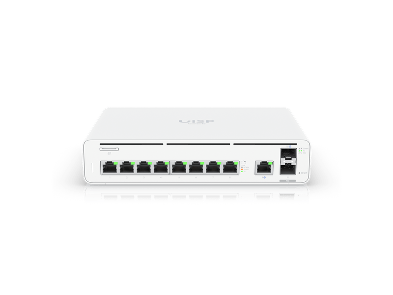 Ubiquiti UISP Host Console,Integrated Switch & Multi-gigabit Ethernet Gateway, 9 GbE RJ45 ports, 2 10G SFP+ ports, Up 8,500 Mbps,