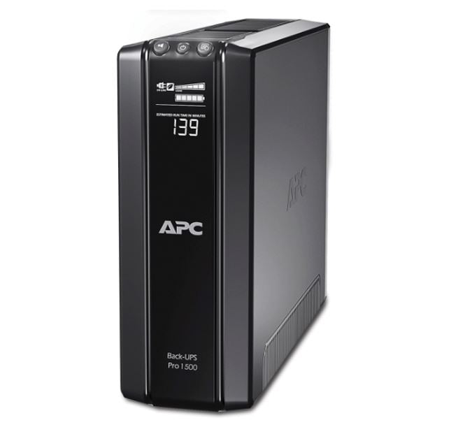 APC Back-UPS Pro 1500VA/865W Line Interactive UPS, Tower, 230V/10A Input