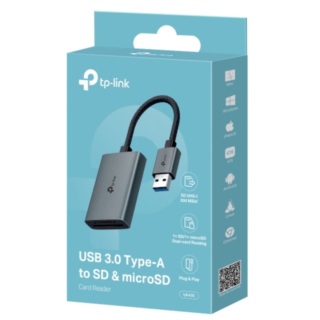 TP-Link UA430 USB Type-A to SD&TF 3.0 Adapter UA430