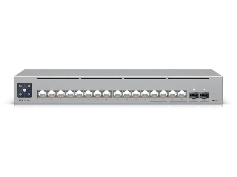 Ubiquiti UniFi Network Pro Max 16 Switch 16-port Layer 3 Etherlighting, 2.5GbE, Power Supply 5V, 25W