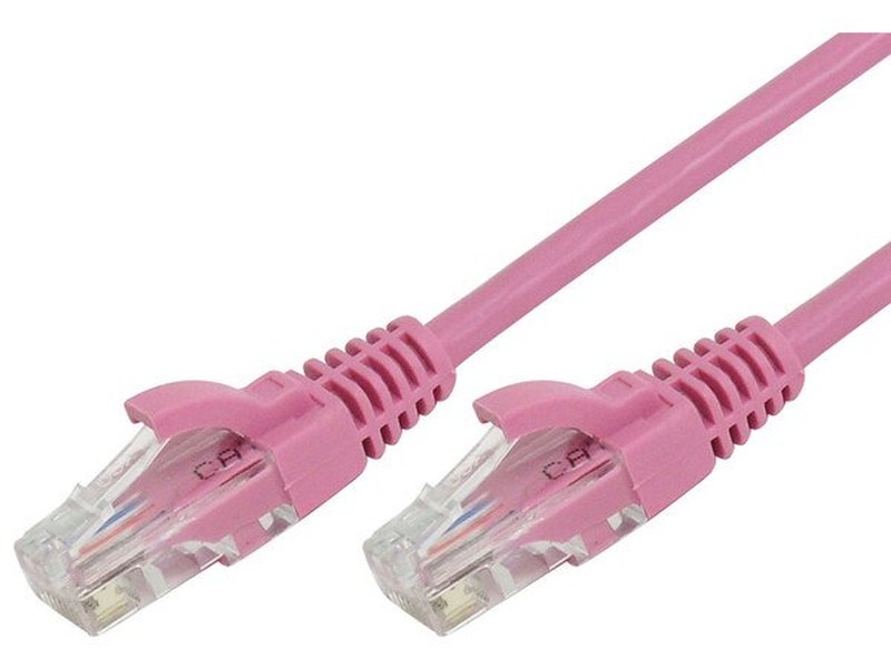 50cm RJ45 Cat 6 Patch Cable - Pink