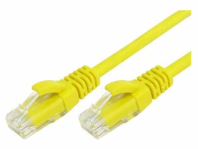50cm RJ45 Cat 6 Patch Cable - Yellow