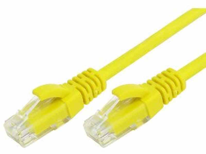 50cm RJ45 Cat 6 Patch Cable - Yellow