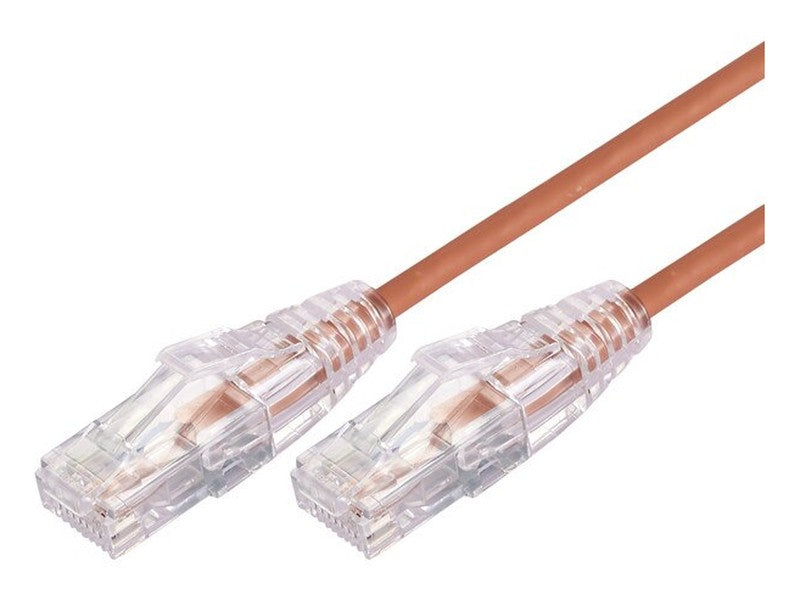 3m Ultra Thin Cat 6A UTP Snagless Patch Cable LSZH - Orange