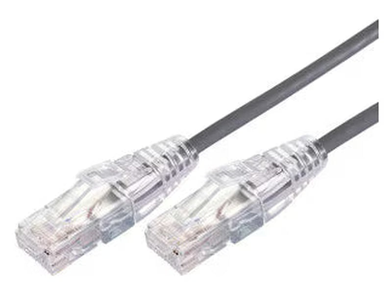 1.5m Ultra Thin Cat 6A UTP Snagless Patch Cable LSZH - Grey