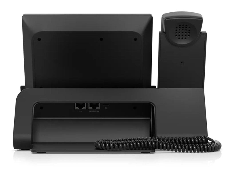 Ubiquiti UniFi Talk Phone Touch Max,Premium Desktop Smartphone,Ultimate User Exper,7 Touch Display,PoE+ In,Bluetooth,5V, 3A USB type C, Black