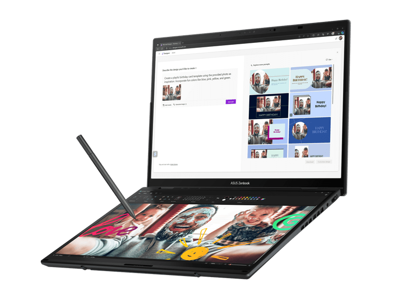 ASUS ZenBook Duo 14" 120Hz OLED Touch U9-185H 32GB 1TB SSD W11H