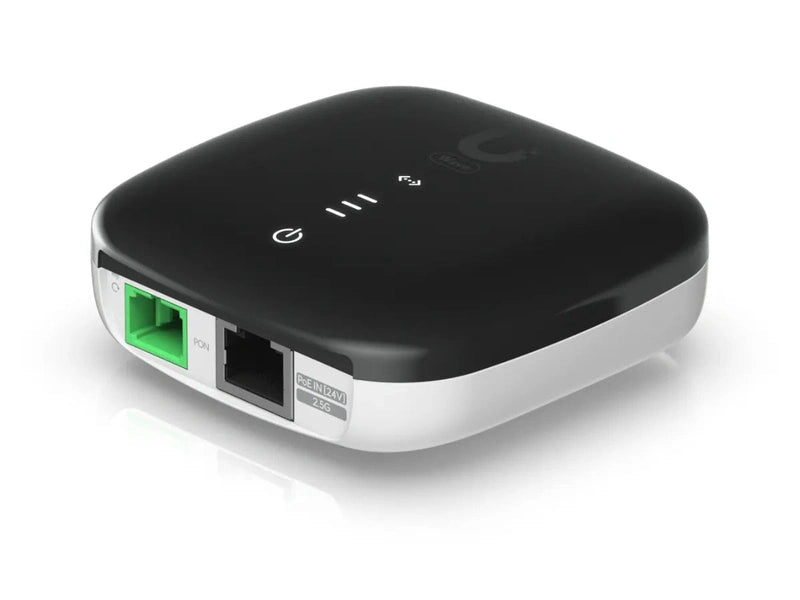 Ubiquiti WaveFiber ONU, A GPON Optical Network Unit With A 2.5 GbE Port, Delivers 1.2 Gbps Uplink / 2.5 Gbps Downlink Speeds At Distances Up To 20