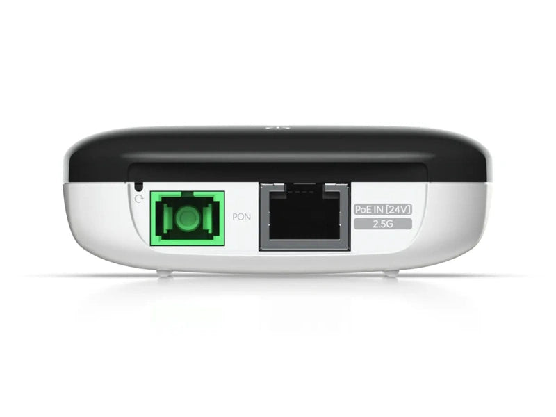 Ubiquiti WaveFiber ONU, A GPON Optical Network Unit With A 2.5 GbE Port, Delivers 1.2 Gbps Uplink / 2.5 Gbps Downlink Speeds At Distances Up To 20