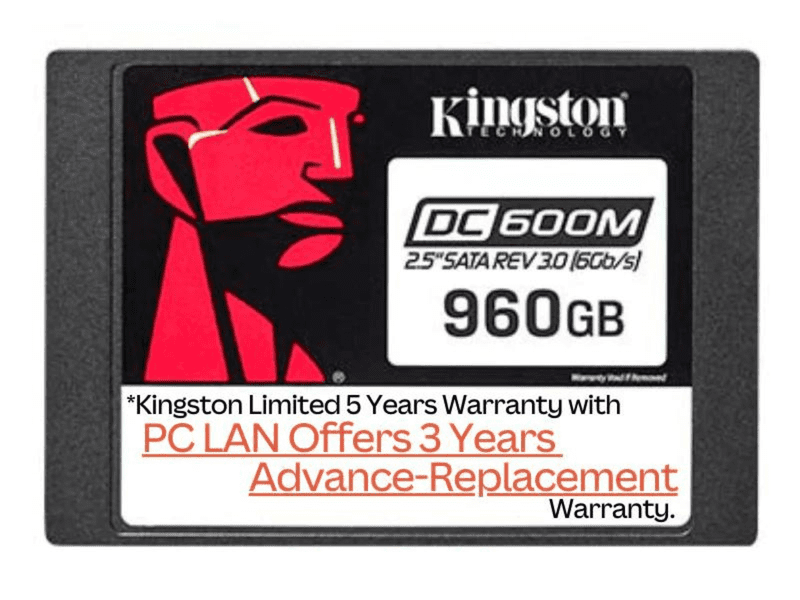 Kingston 960GB DC600M MU 2.5” Enterprise SATA SSD With Caddy **For Server Option Only**