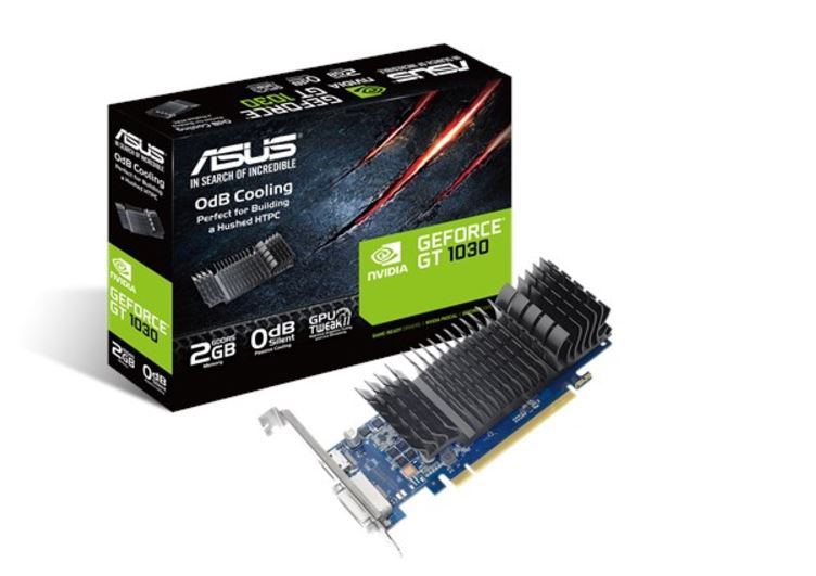 Asus GeForce GT 1030 2GB GDDR5 Low Profile Graphics Card