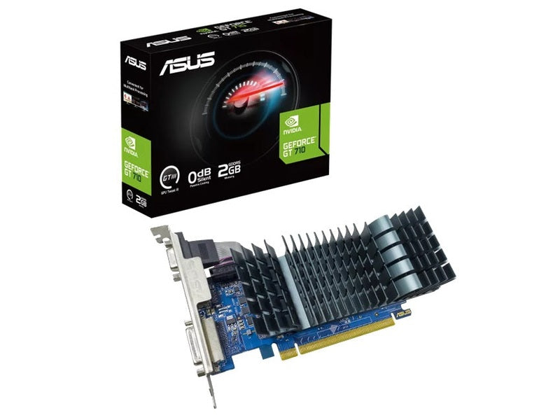 ASUS GeForce GT 710 2GB GDDR5 EVO Low Profile Graphics Card