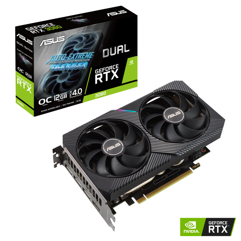 Asus GeForce RTX 3060 Dual V2 OC 12G LHR Graphics Card DUAL-RTX3060-O12G-V2