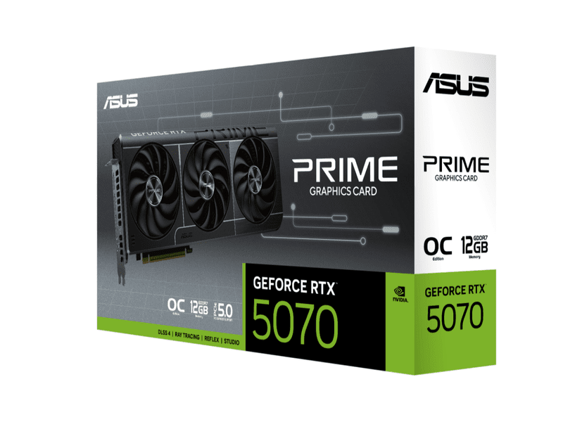 ASUS GeForce PRIME RTX 5070 12GB GDDR7 OC Edition Graphic Card