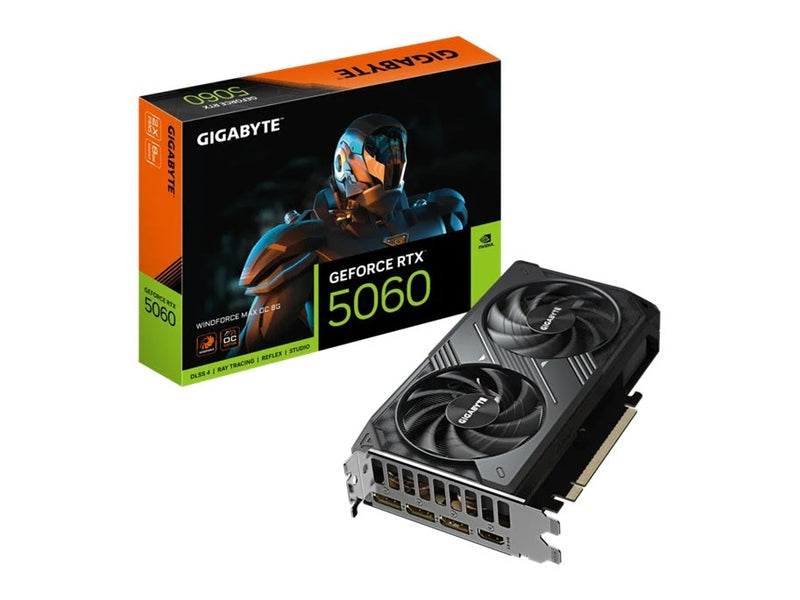 Gigabyte GeForce RTX™ 5060 WINDFORCE 2 MAX OC 8G GDDR7 Graphic Card