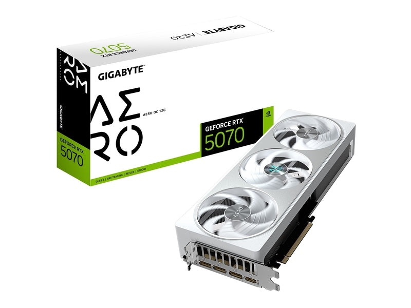 Gigabyte GeForce RTX™ 5070 AERO OC 12G GDDR7 Graphic Card