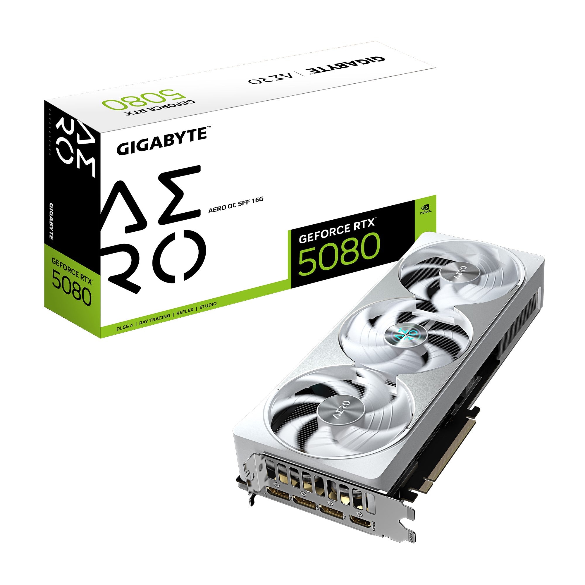 Gigabyte GeForce RTX™ 5080 AERO OC SFF 16G GDDR7 Graphic Card