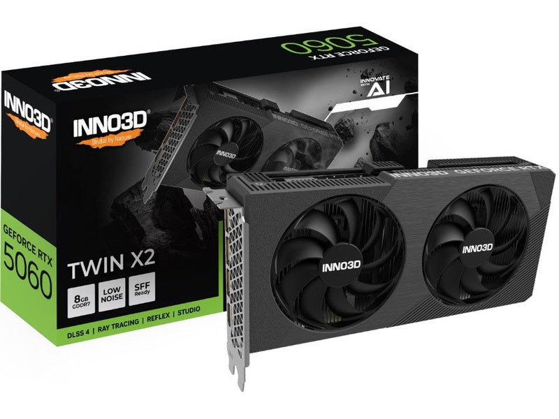 INNO3D GeForce RTX 5060 TWIN X2 OC V2 8GB GDDR7 Graphic Card