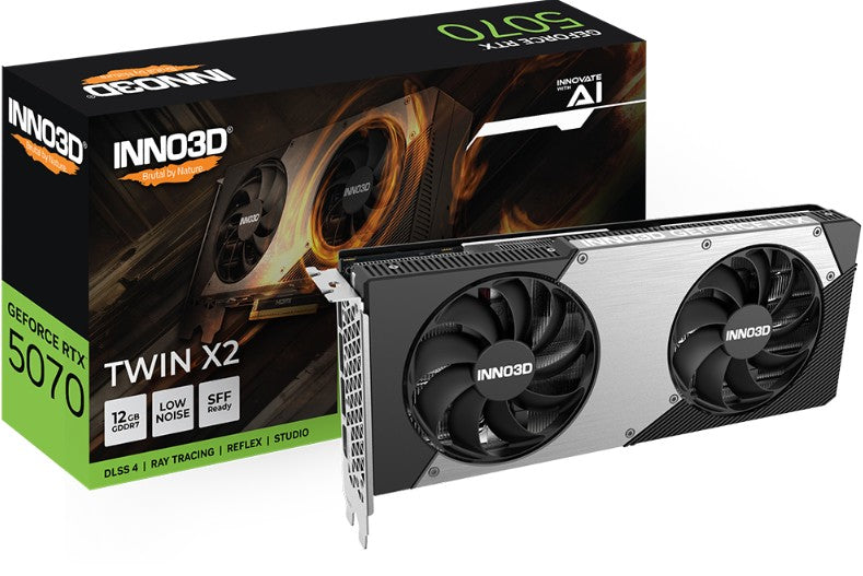 INNO3D GeForce RTX 5070 TWIN X2 12GB GDDR7 Graphic Card